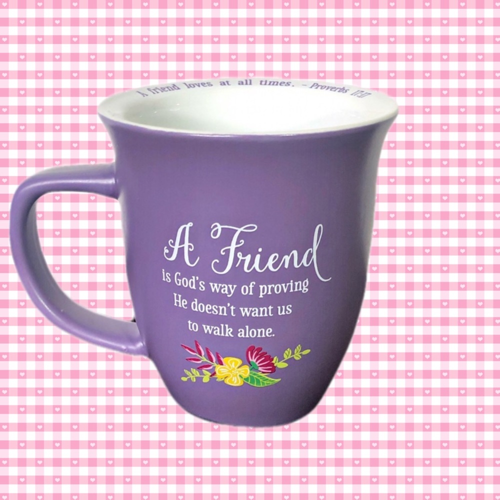 Friendship Inspirational Gift 10 Oz.Mug by Abbey